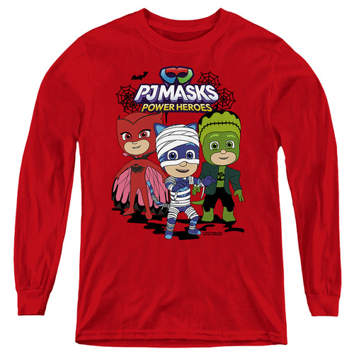 PJ Masks Halloween Heroes Youth Long Sleeve T-Shirt