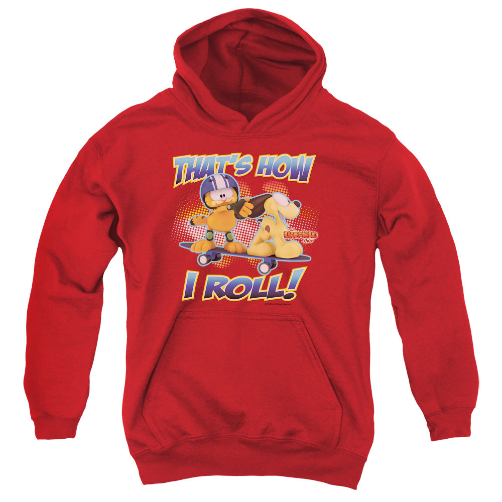 Garfield How I Roll Youth Hoodie