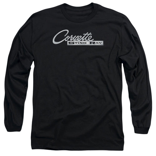 Chevy Chrome Stingray Logo Long Sleeve T-Shirt