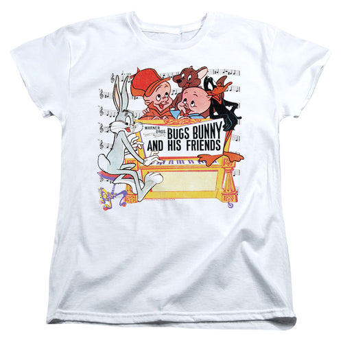 Looney Tunes Bugs And Friends Womens T-Shirt