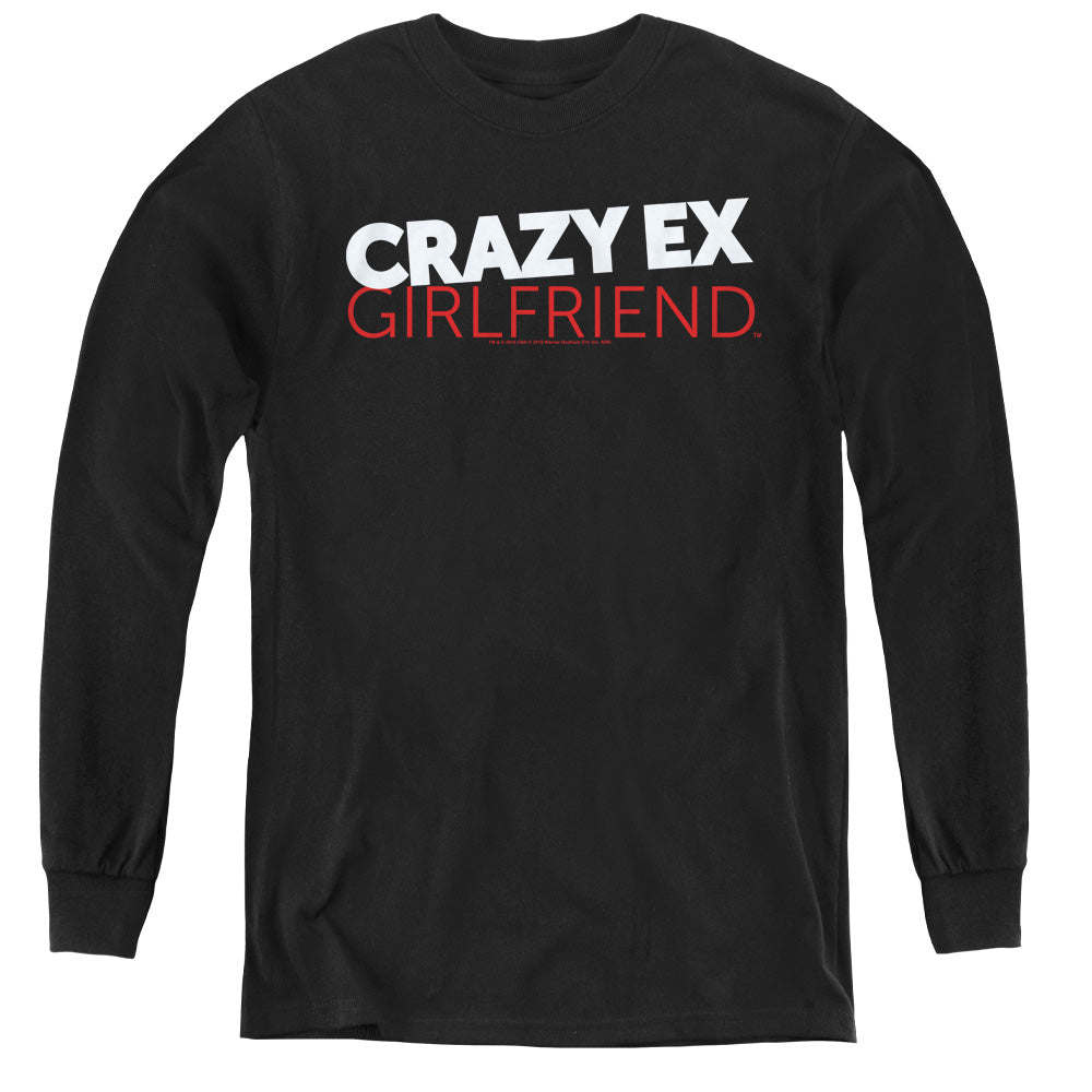 Crazy Ex-Girlfriend Crazy Logo Youth Long Sleeve T-Shirt
