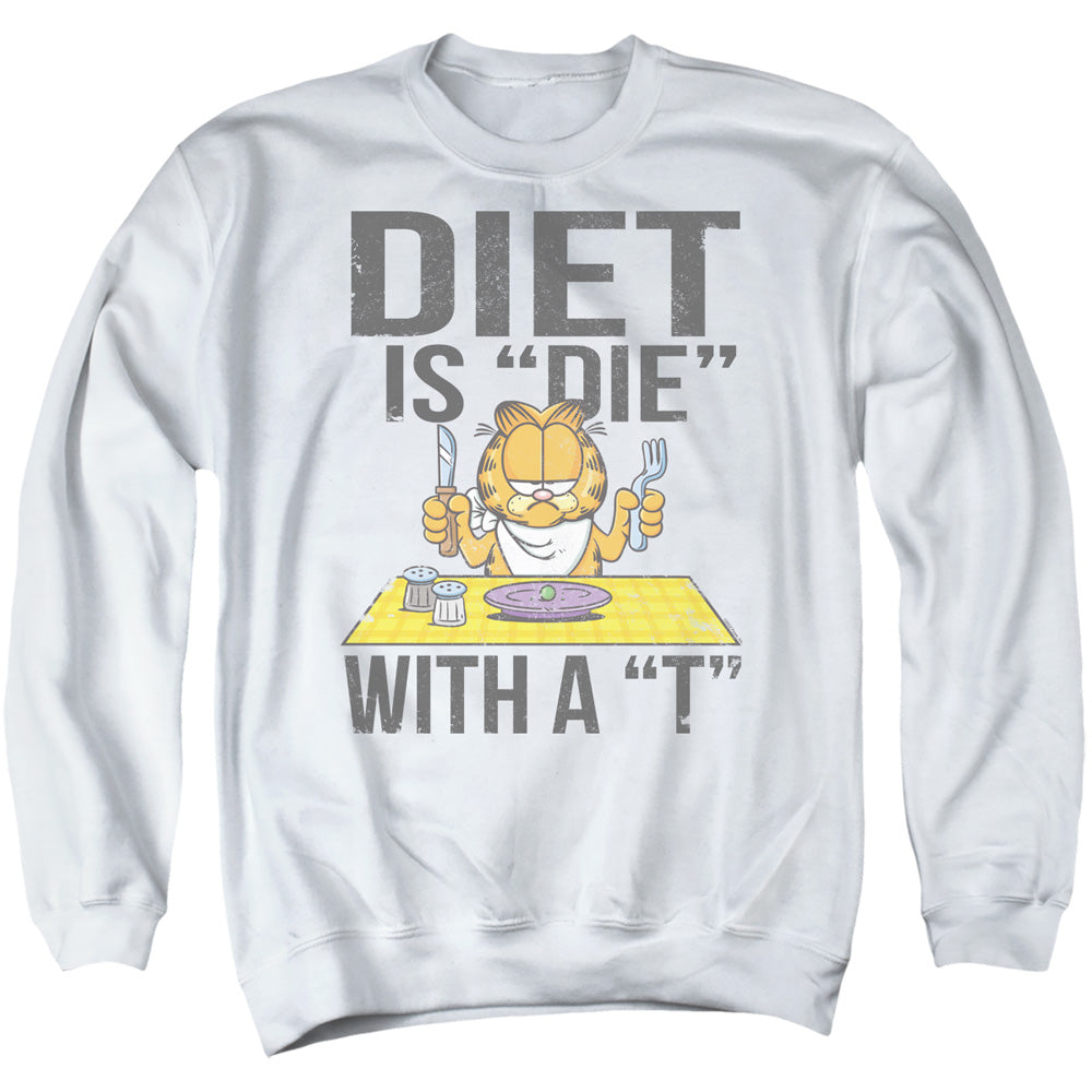 Garfield Diet Is Die With A T Crewneck Sweatshirt