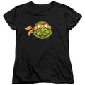 Teenage Mutant Ninja Turtles ST. Patrick's Day Clover Michelangelo Womens T-Shirt