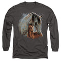 Wild Wings Painted Horses Long Sleeve T-Shirt