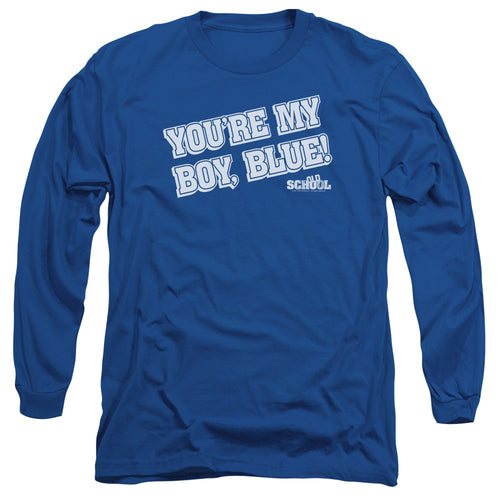 Old School My Boy Blue Long Sleeve T-Shirt