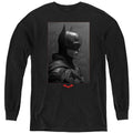 The Batman Worn Portrait Youth Long Sleeve T-Shirt