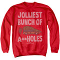 Christmas Vacation Griswold Jolliest Bunch Of A-Holes Crewneck Sweatshirt