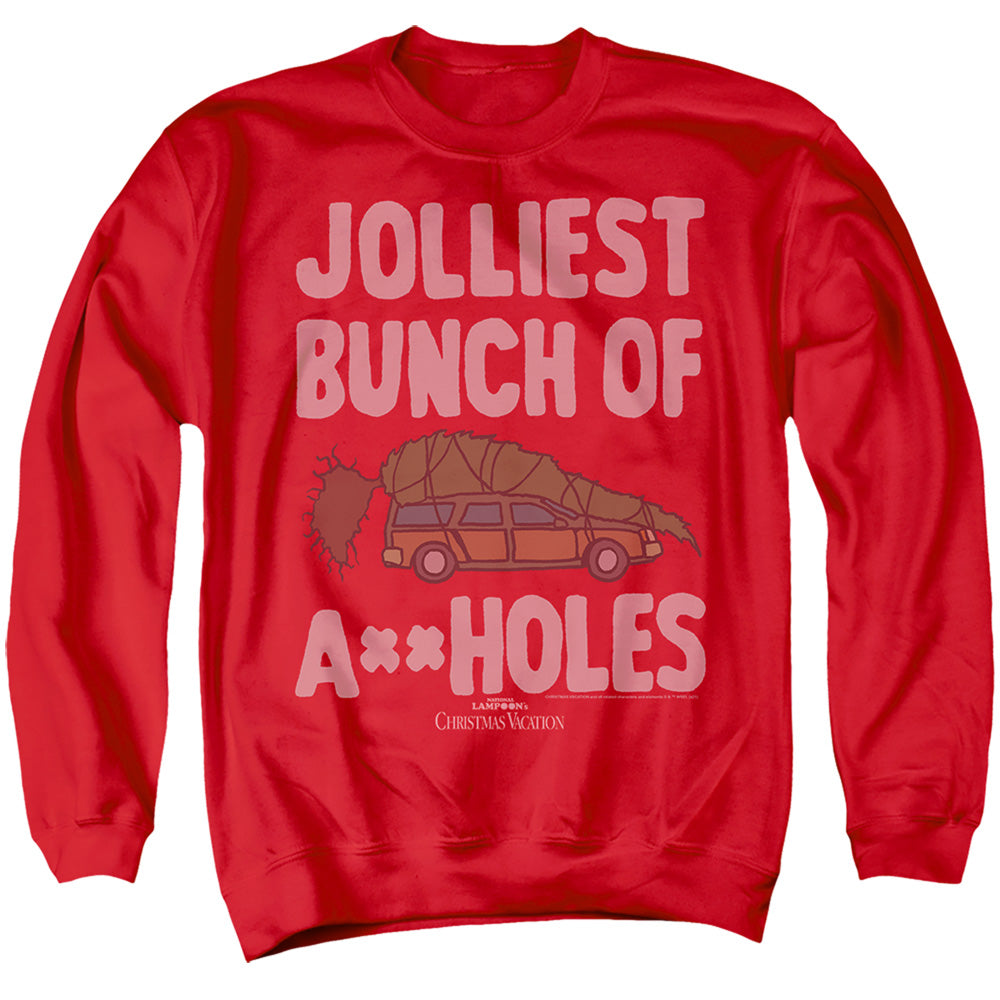 Christmas Vacation Griswold Jolliest Bunch Of A-Holes Crewneck Sweatshirt