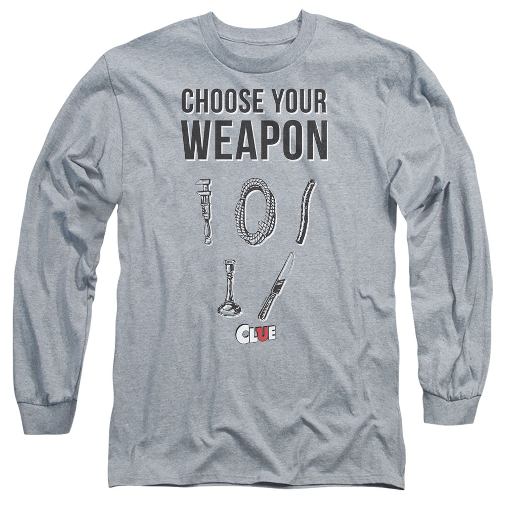 Clue Choose Your Weapon Long Sleeve T-Shirt