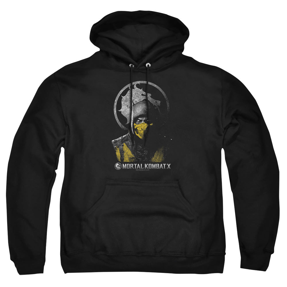 Mortal Kombat X Scorpion Bust Pullover Hoodie