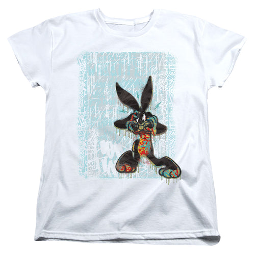Looney Tunes Graffiti Rabbit Womens T-Shirt