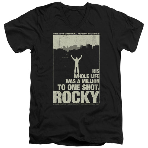 Rocky Silhouette V-Neck T-Shirt