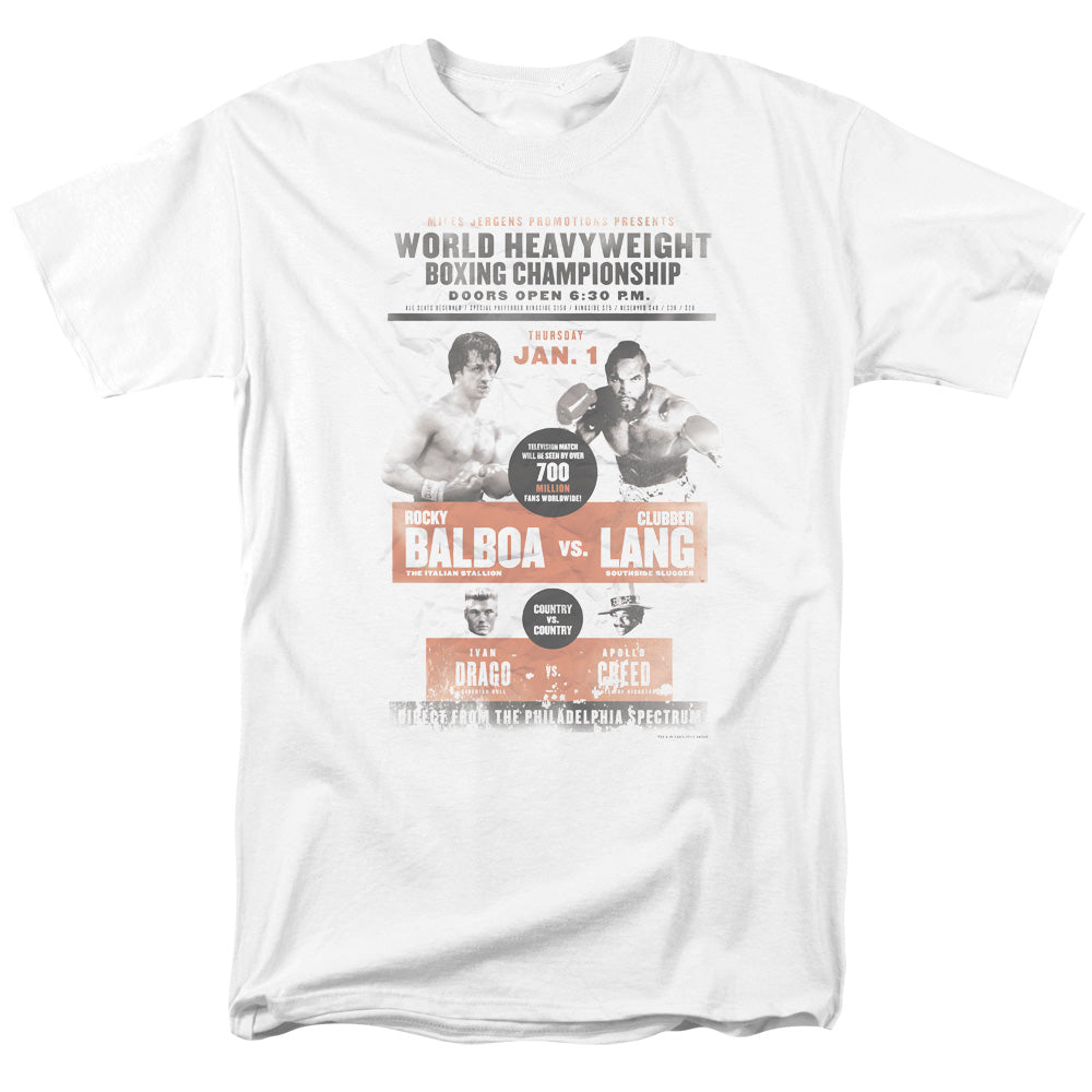 Rocky Vs Clubber Poster T-Shirt