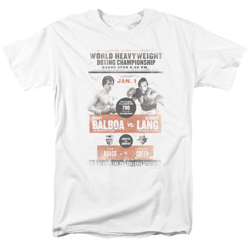 Rocky Vs Clubber Poster T-Shirt