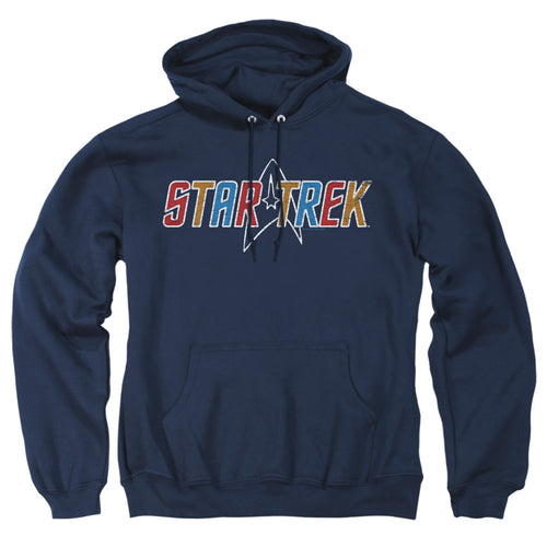 Star Trek Multi Colored Logo Pullover Hoodie
