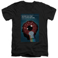 Star Trek Where No One Has Gone Before Black V-Neck T-Shirt