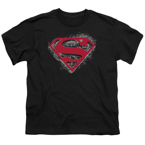 Superman Hardcore Noir Shield Youth/Toddler T-Shirt
