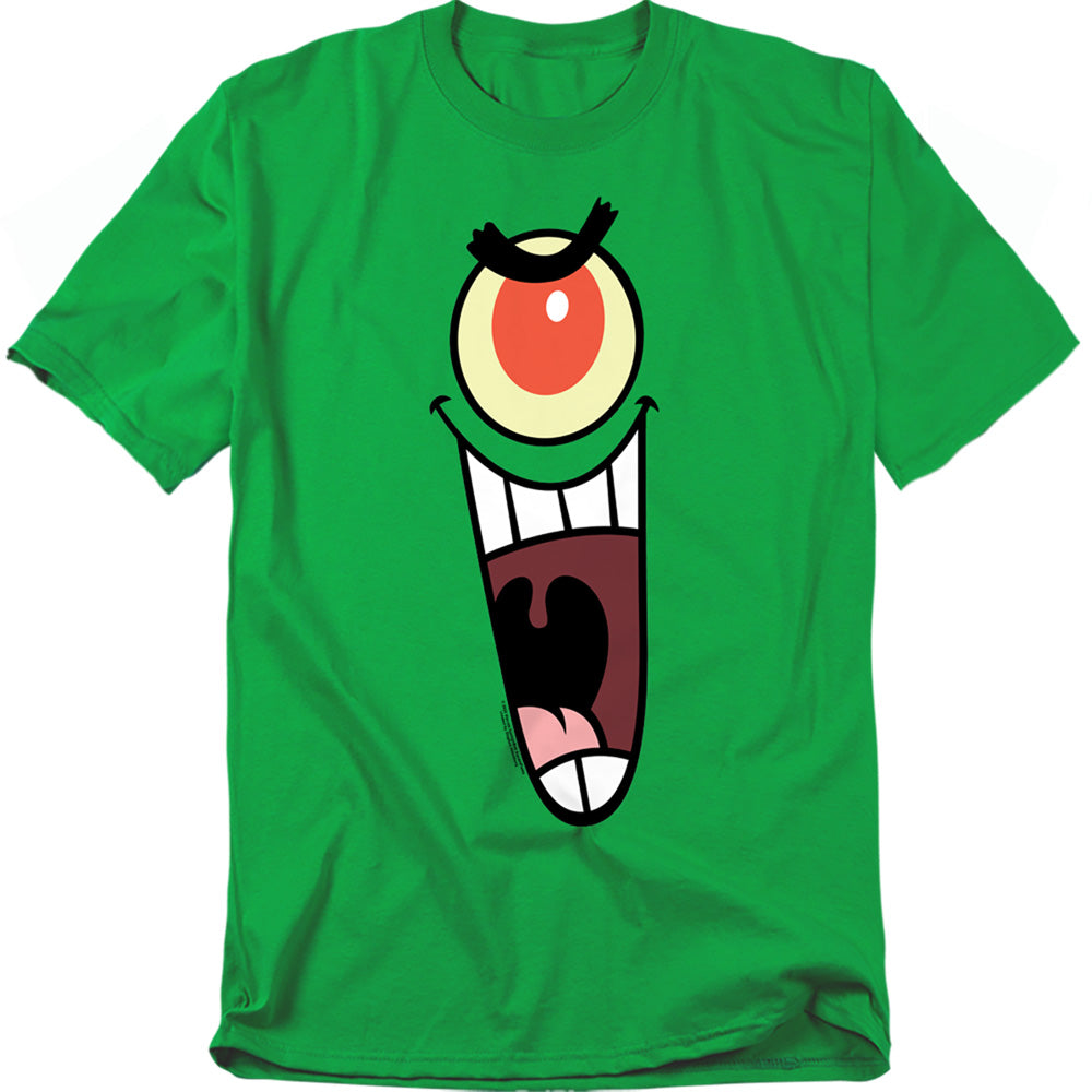Spongebob Squarepants Plankton Sinister Face T-Shirt