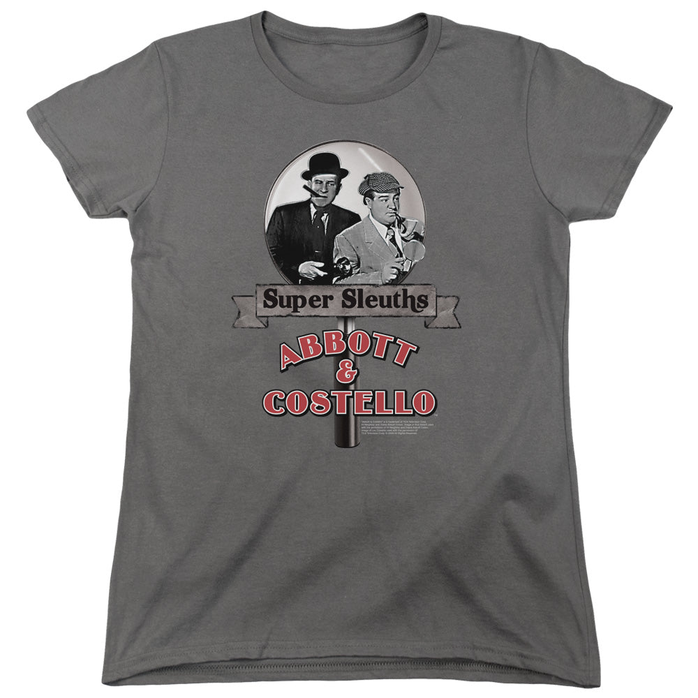 Abbott and Costello Super Sleuths Womens T-Shirt