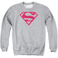 Superman Crimson & Gray Shield Crewneck Sweatshirt