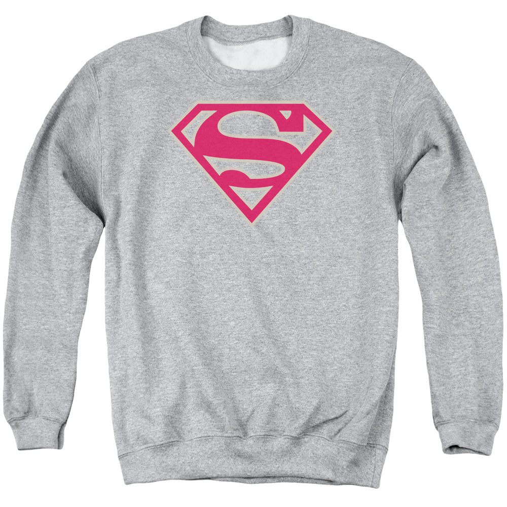 Superman Crimson & Gray Shield Crewneck Sweatshirt