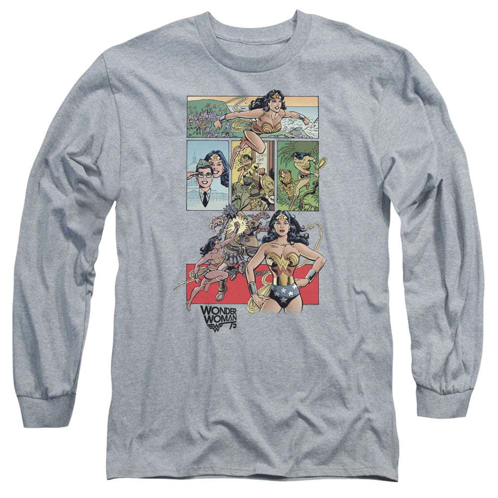 Wonder Woman WW75 Comic Page Long Sleeve T-Shirt