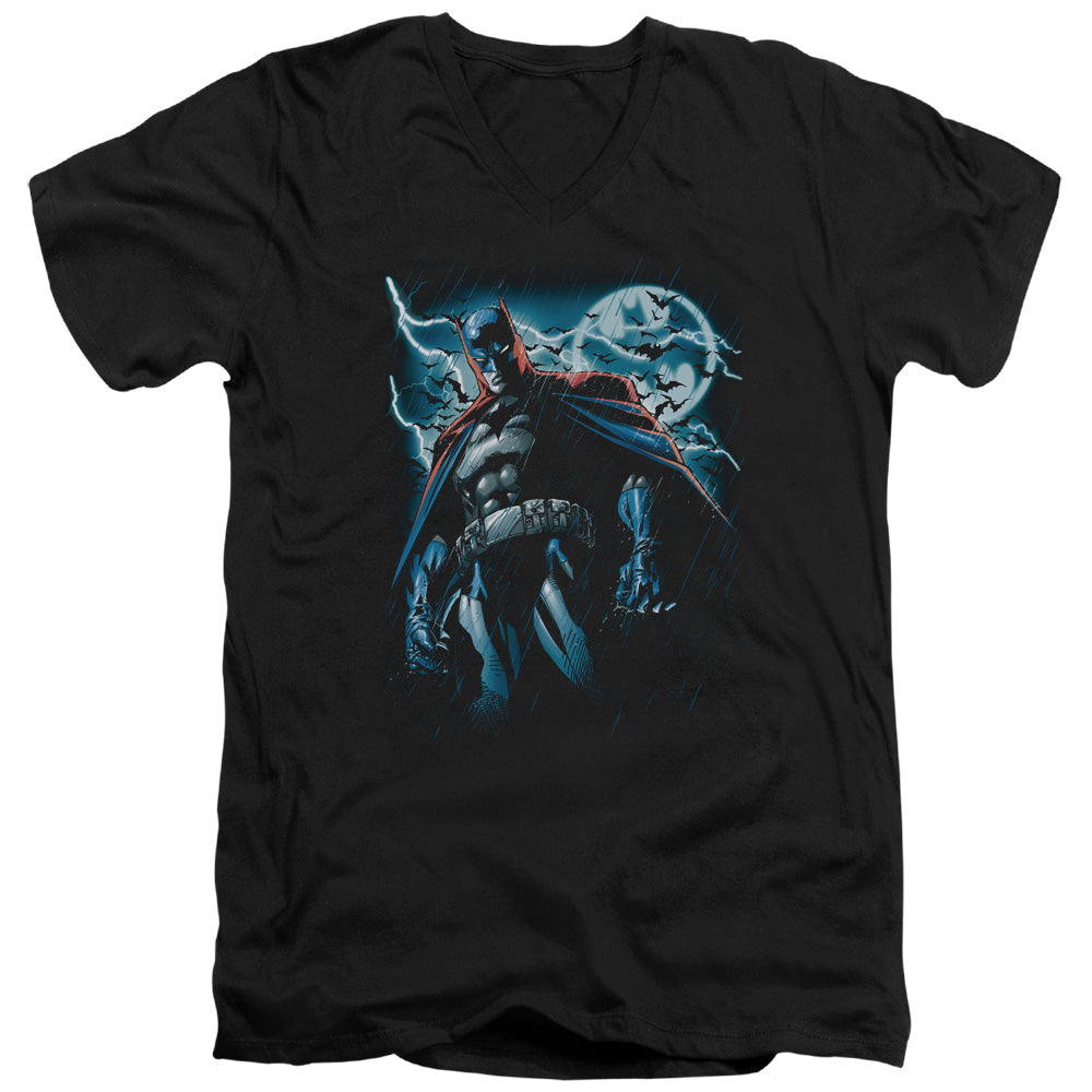 Batman Stormy Knight V-Neck T-Shirt