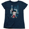 Betty Boop Square Womens T-Shirt