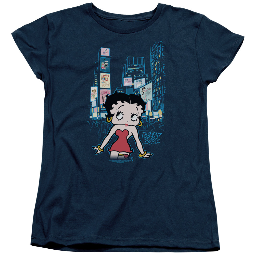 Betty Boop Square Womens T-Shirt