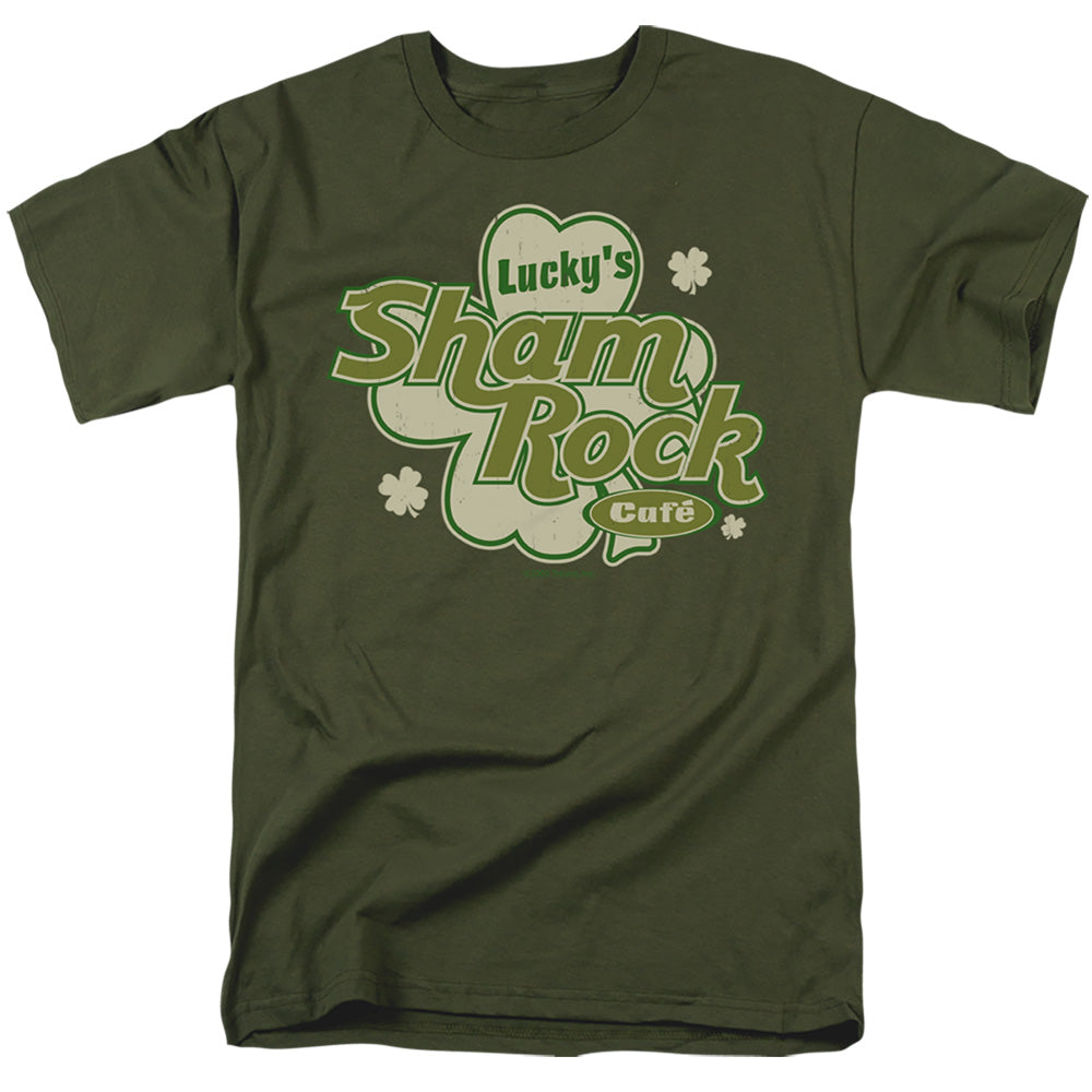 St Patrick's Day Lucky's Shamrock Cafe T-Shirt