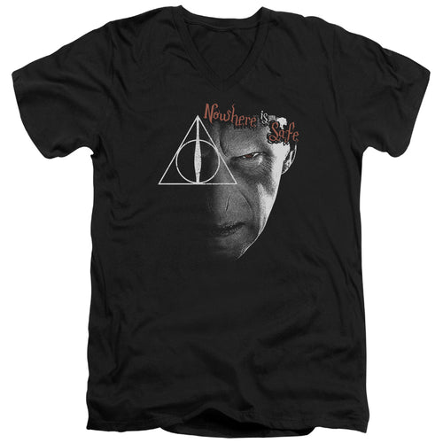 Harry Potter Nowhere Is Safe V-Neck T-Shirt