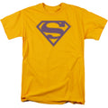 Superman Purple & Gold Shield Gold T-Shirt