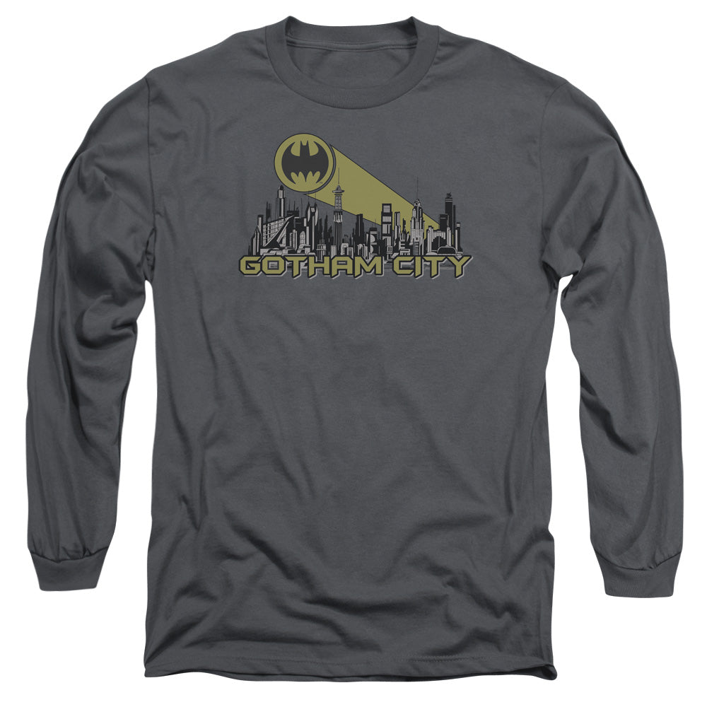 Batman Gotham Skyline Long Sleeve T-Shirt