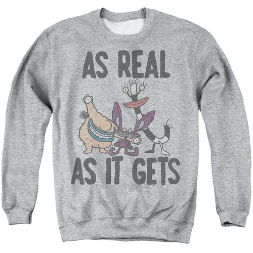 Aaahh!!! Real Monsters As Real As It Gets Crewneck Sweatshirt