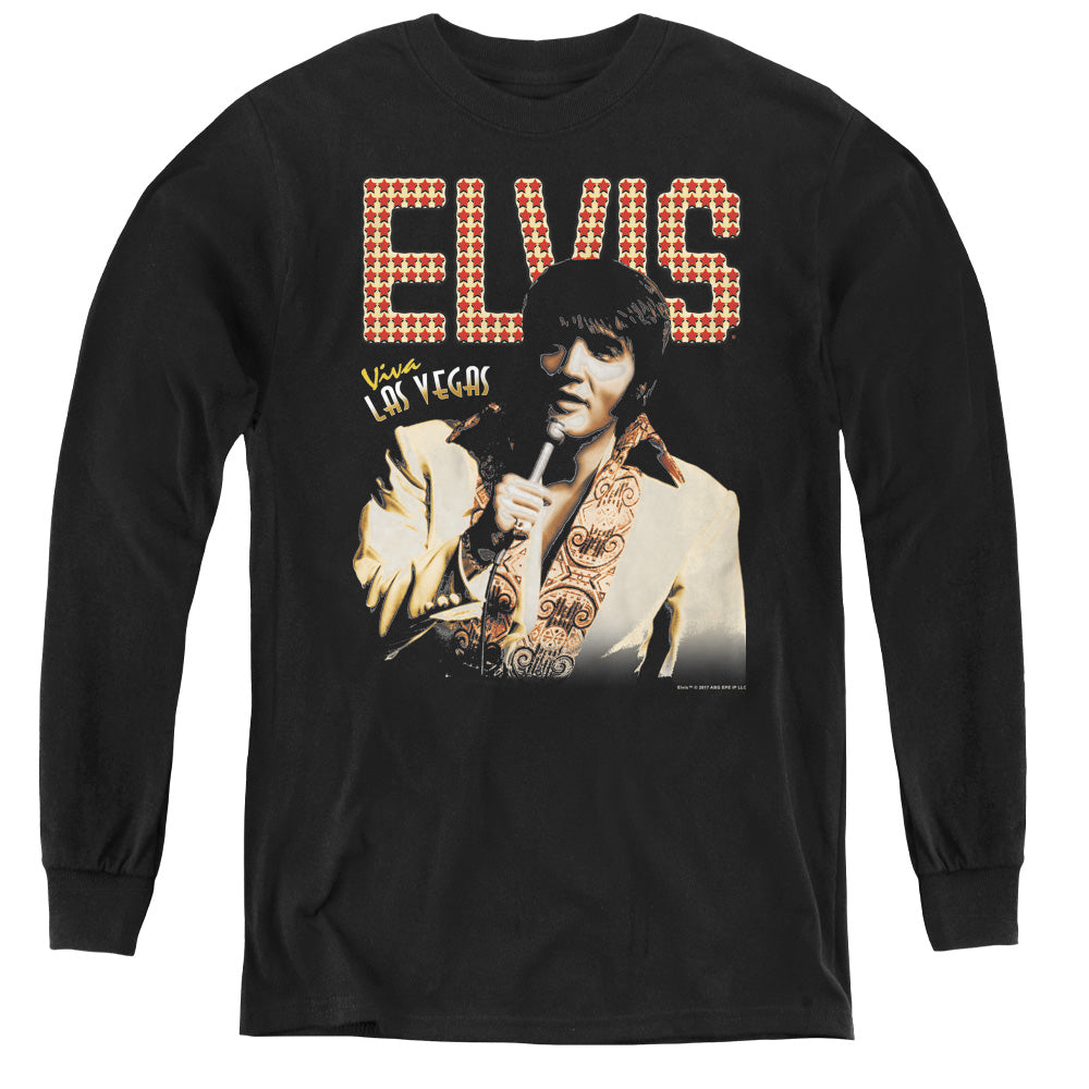 Elvis Presley Viva Star Youth Long Sleeve T-Shirt