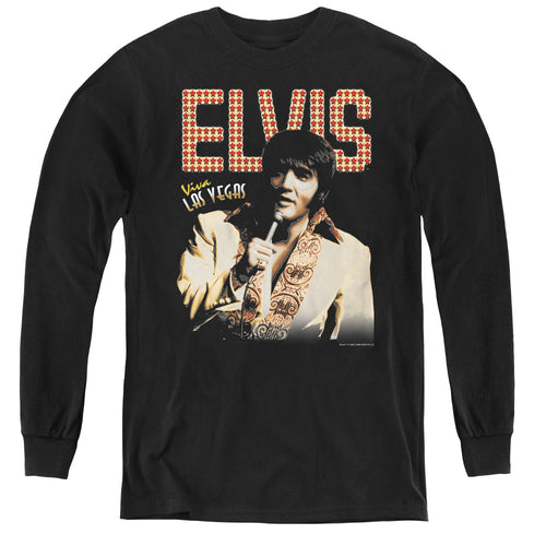 Elvis Presley Viva Star Youth Long Sleeve T-Shirt
