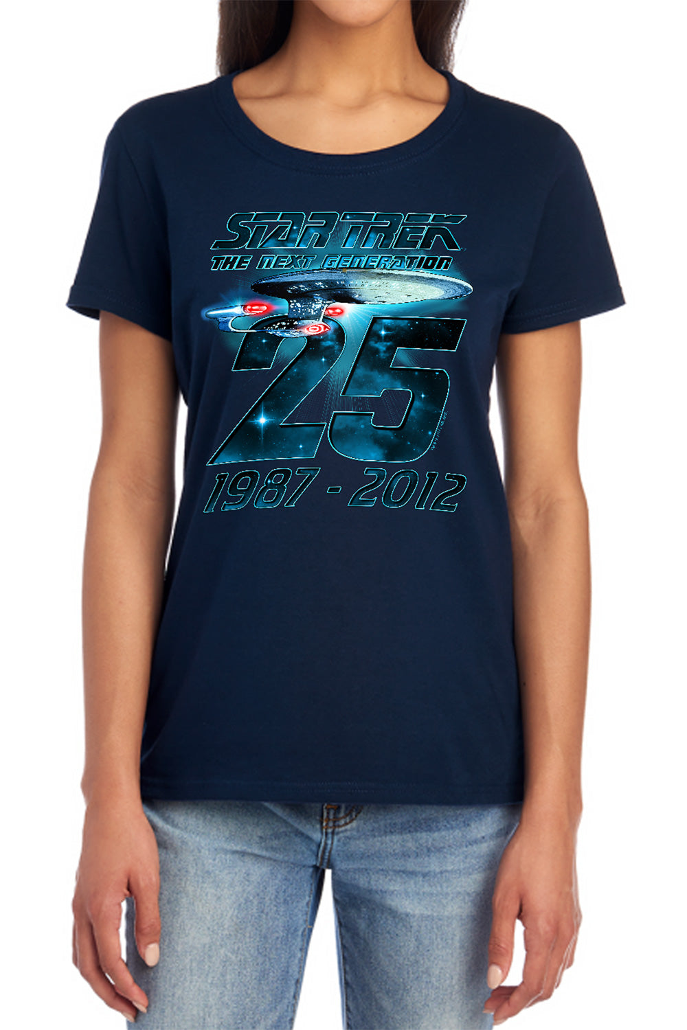 Star Trek TNG 25 Years Womens T-Shirt