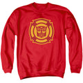 Transformers Rescue Bots Logo Red Crewneck Sweatshirt