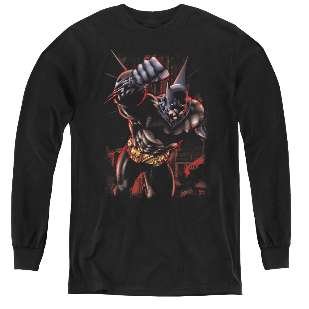 Batman Crimson Knight Youth Long Sleeve T-Shirt