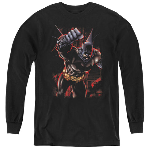 Batman Crimson Knight Youth Long Sleeve T-Shirt