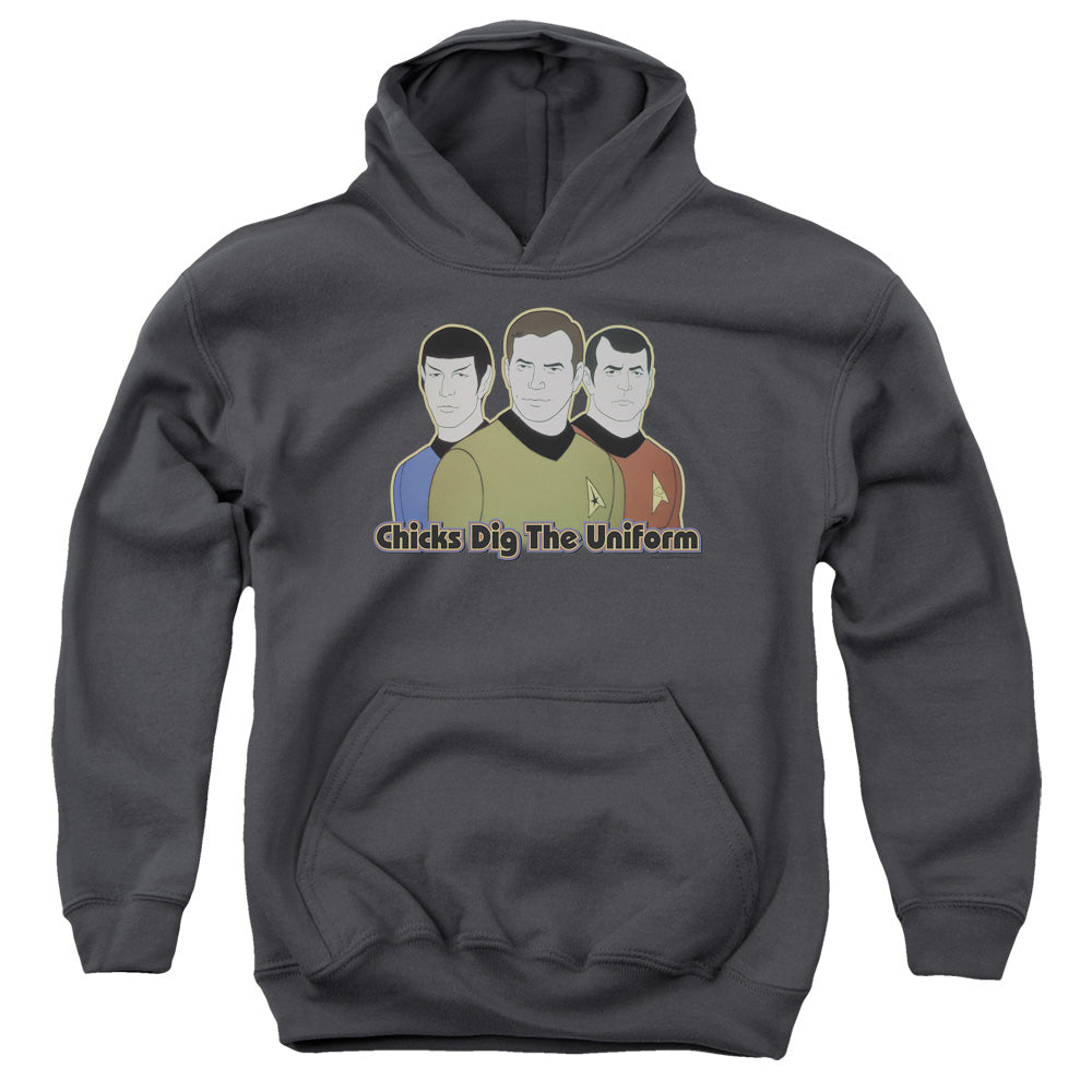 Star Trek Chicks Dig It Youth Hoodie