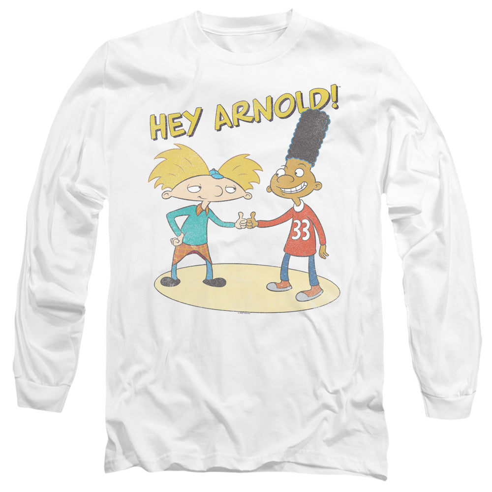 Hey Arnold And Gerald With Logo Long Sleeve T-Shirt