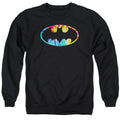 Batman Tie Dye Batman Logo Crewneck Sweatshirt