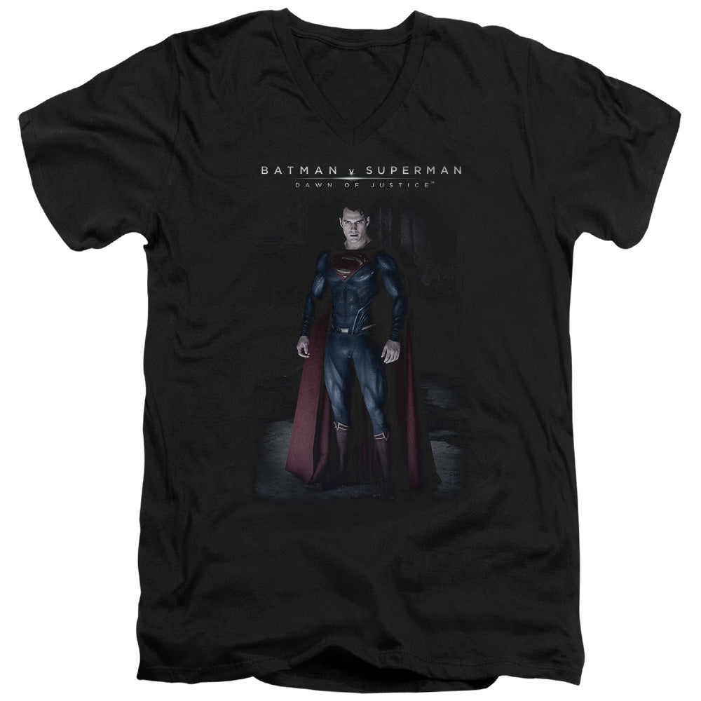 Batman v Superman Stand Tall V-Neck T-Shirt