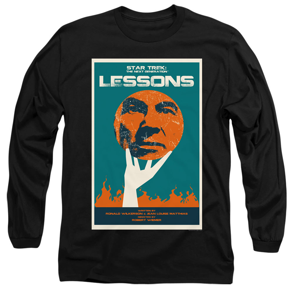 Star Trek Lessons Black Long Sleeve T-Shirt