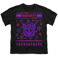 Transformers Decepticon Naughty List Ugly Christmas Youth/Toddler T-Shirt