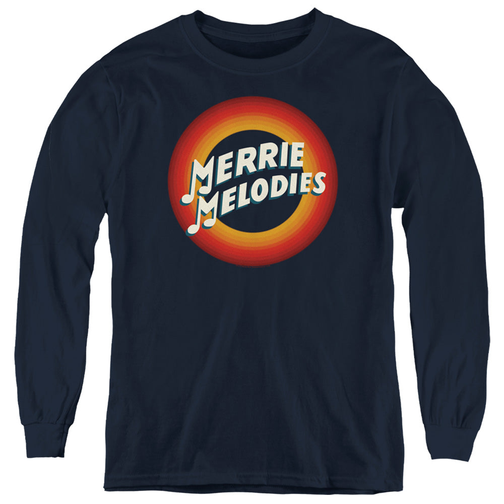 Looney Tunes Merrie Logo Youth Long Sleeve T-Shirt