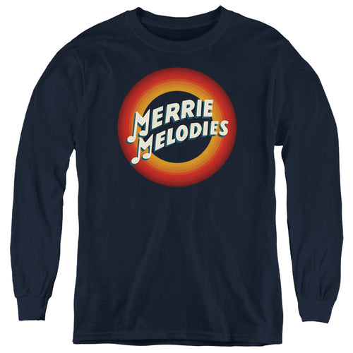 Looney Tunes Merrie Logo Youth Long Sleeve T-Shirt