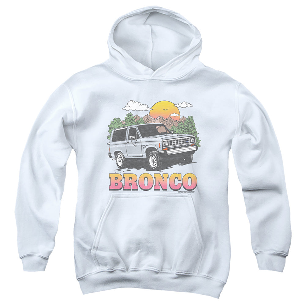 Ford Bronco In The Mountains Youth Hoodie