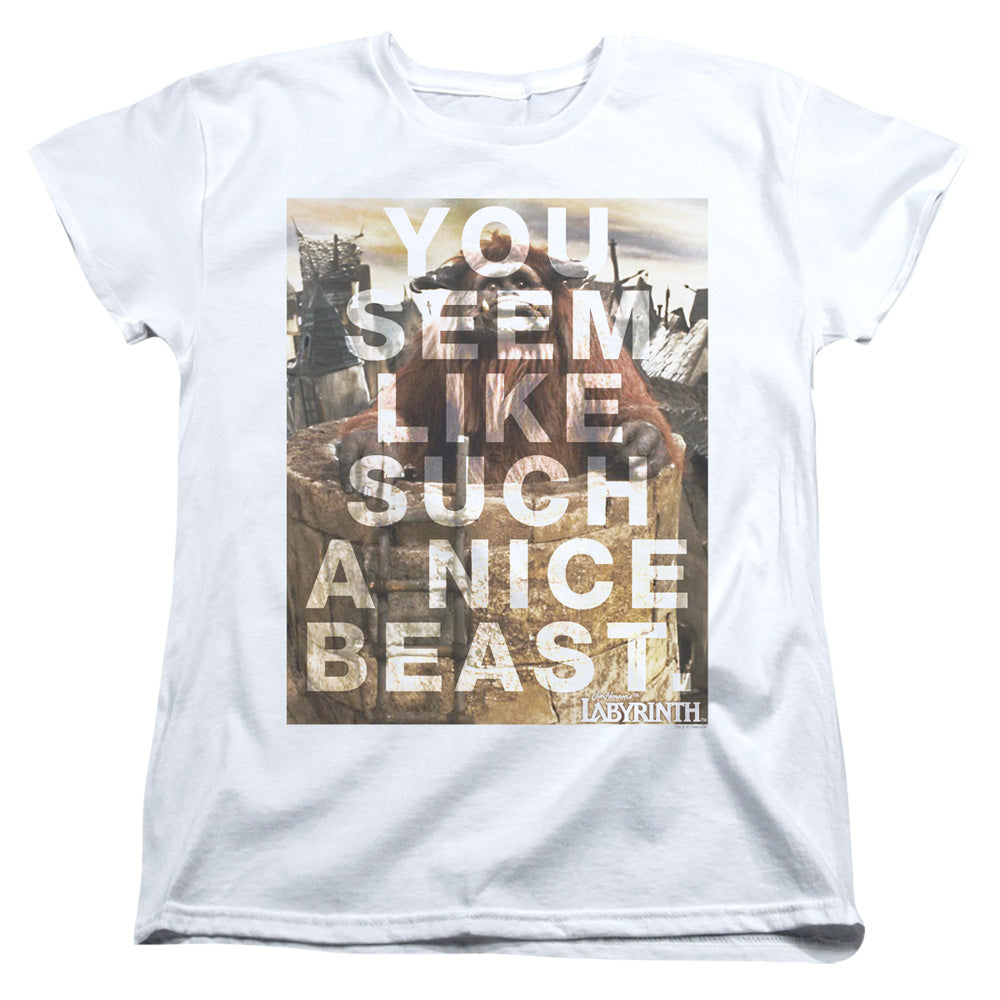 Labyrinth Nice Beast Womens T-Shirt